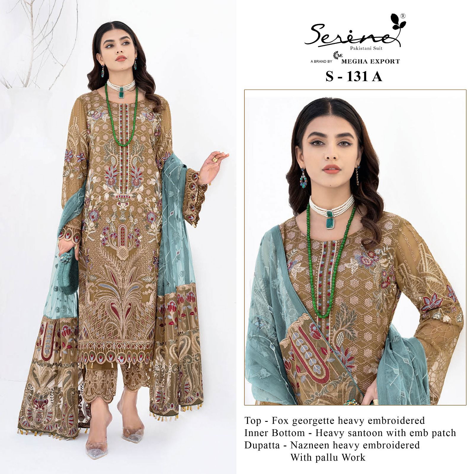 S 131 A To D By Serine Pakistani Suits Catalog